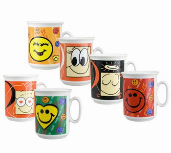 Hrnek 230 ml. porcelán D-abstraktní ASSORTED